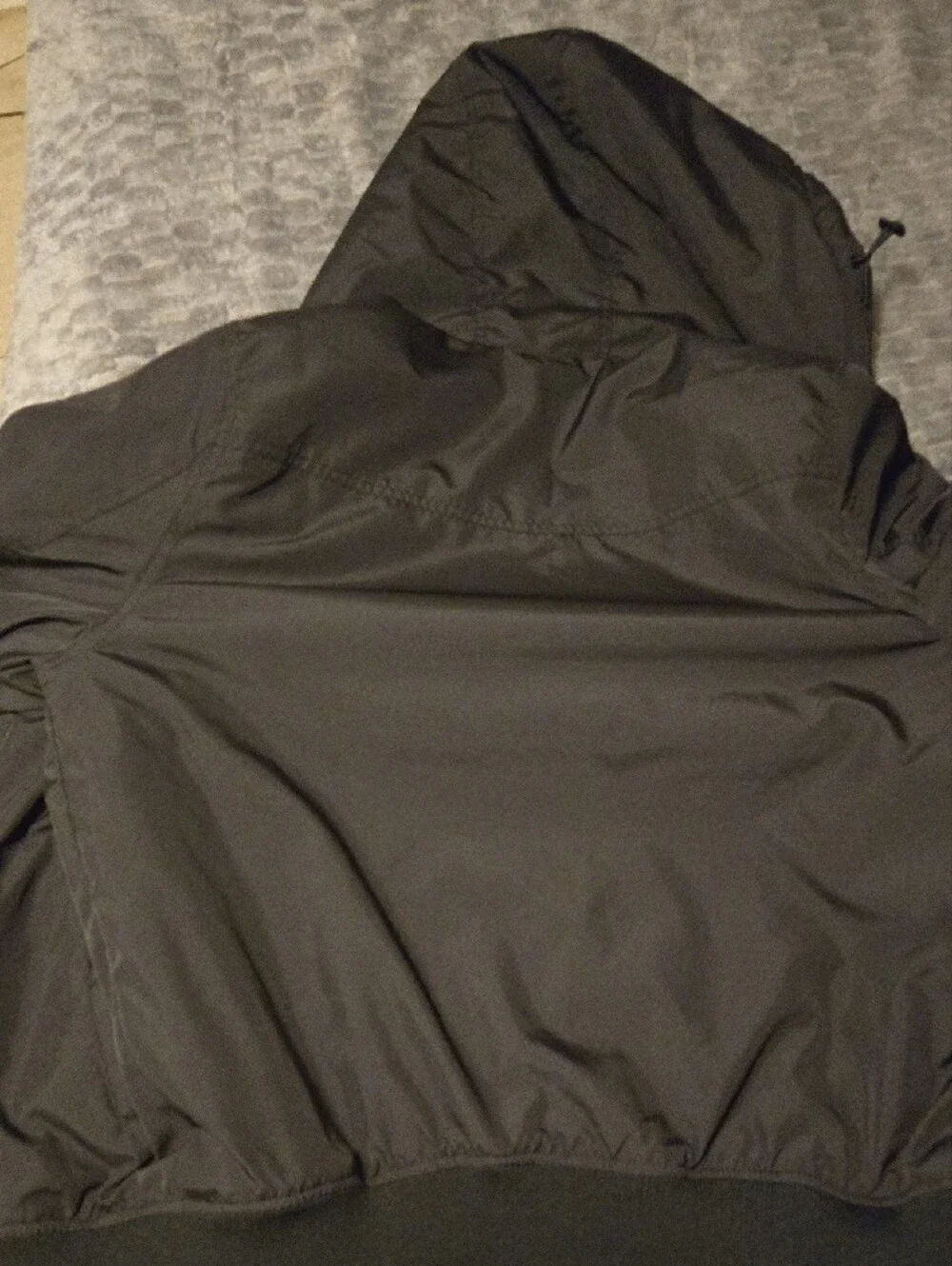 Divided by H&M Men's Hooded Bomber Jacket Black Puffer Lining